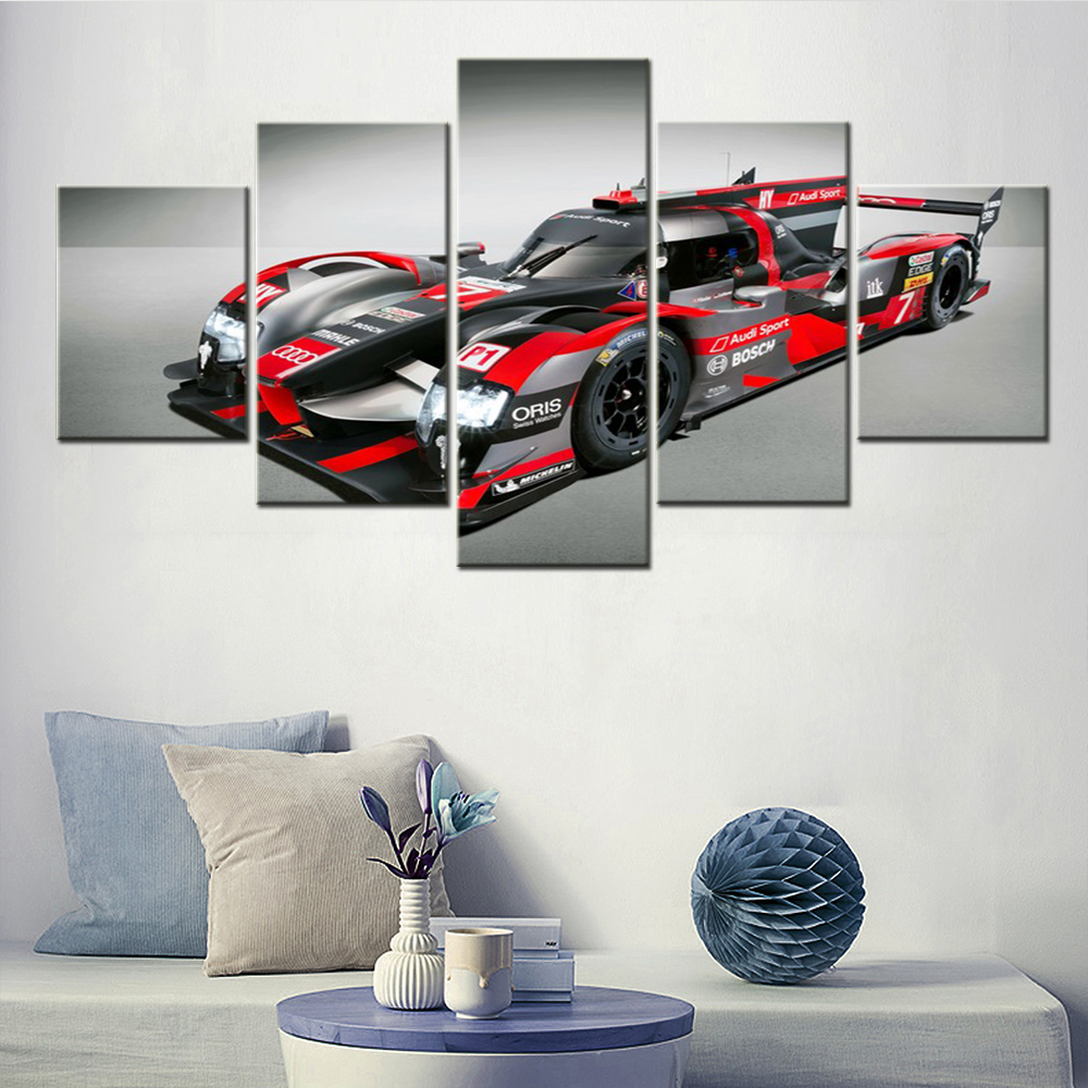 5 Pieces Canvas Wall Arts Post - Lighting Mcqueen Wall Decor 评论和价格