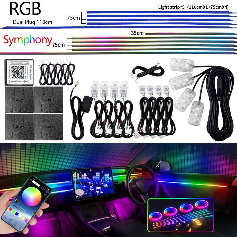 Universal Led Car Ambient Ligh - Lighting Decoration Ideas 评论和价格