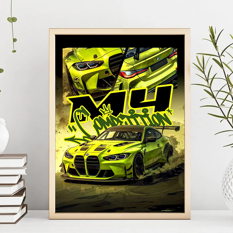 Blue Miata Supra Car E36 Luxur - Lighting Mcqueen Wall Decor 评论和价格