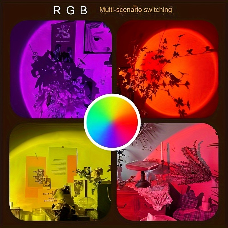 16 color nightlight Sunset lam - Sunset Lamp Projection 评论和价格